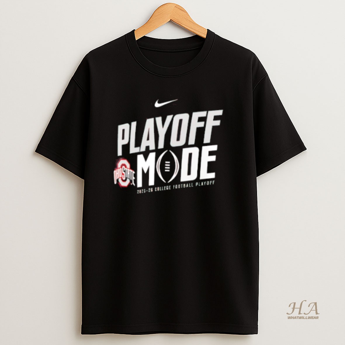 Official Ohio State Buckeyes 2025 26 College Football Playoff Mode Pass Protection Shirt