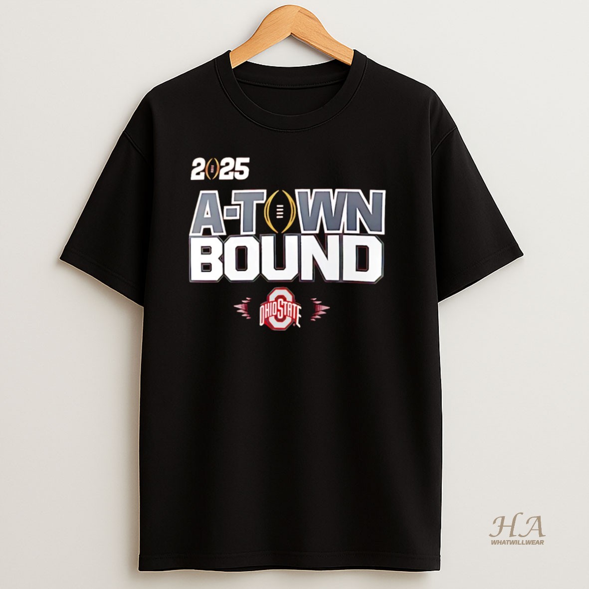 Official Ohio State Buckeyes 2025 A Town Bound Shirt