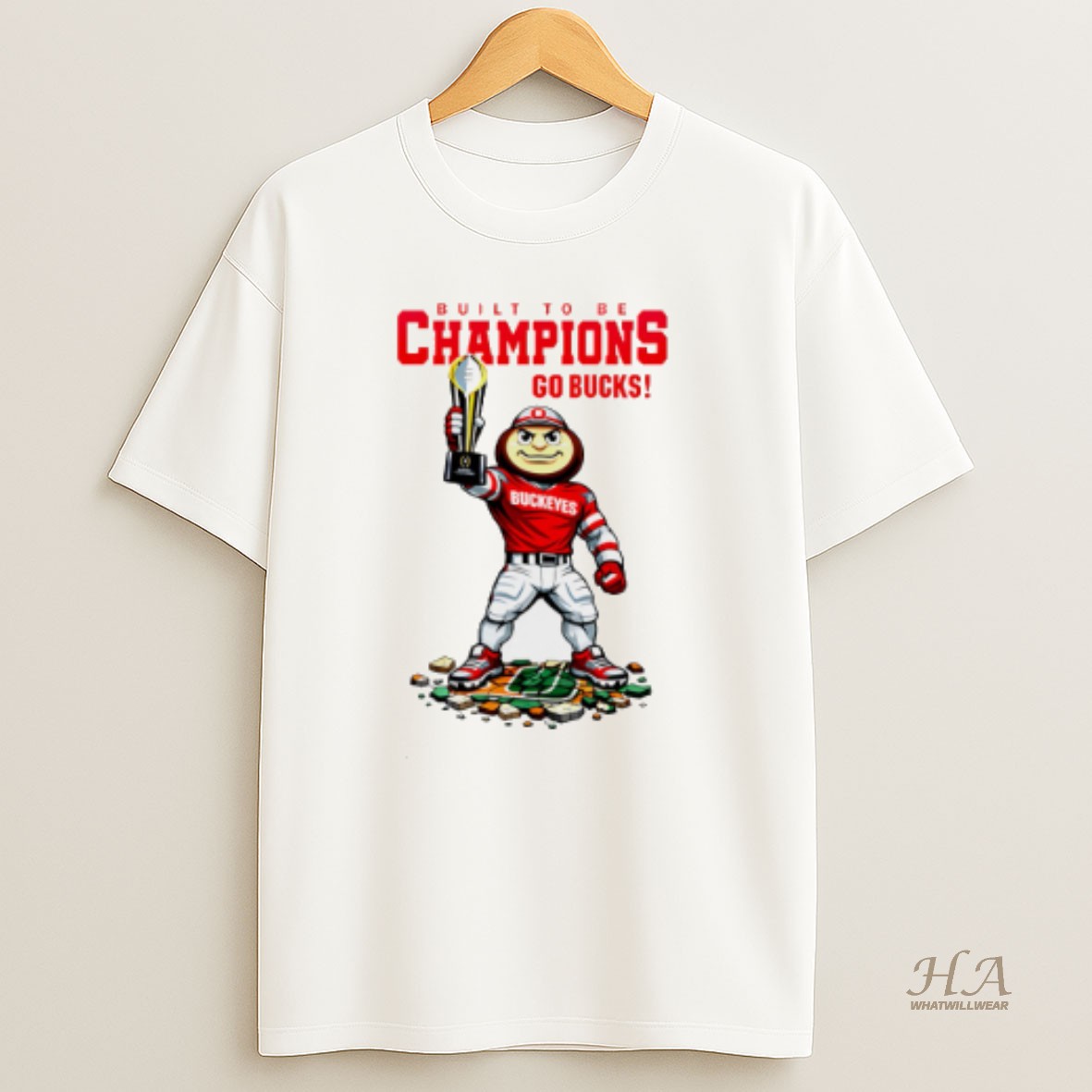 Official Ohio State Buckeyes 2026 Cfp Built To Be Champions Go Bucks T Shirt