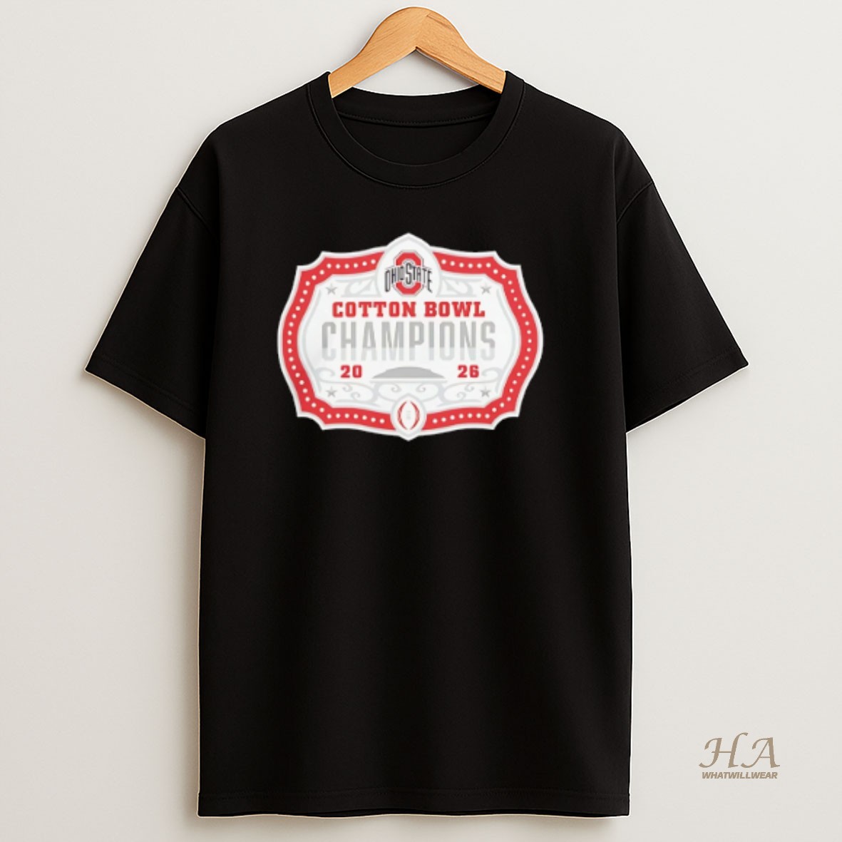 Official Ohio State Buckeyes 2026 Cotton Bowl Champions T Shirt