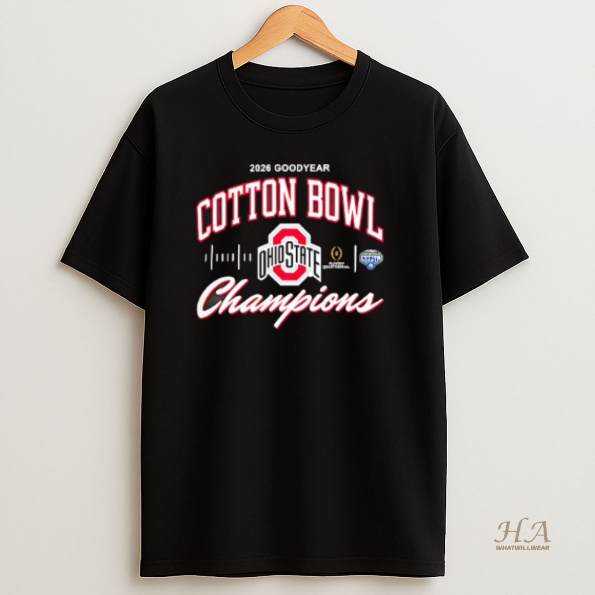Official Ohio State Buckeyes 2026 Cotton Bowl Champions Classic T Shirt