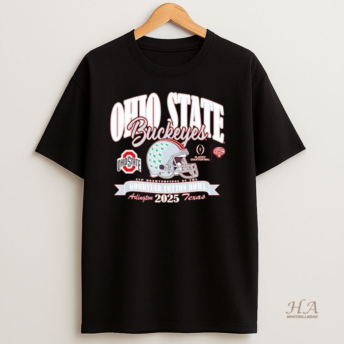 Official Ohio State Buckeyes 2026 Goodyear Cotton Bowl Cfp Quarterfinal Shirt