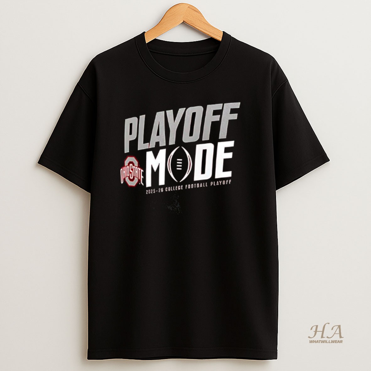 Official Ohio State Buckeyes Ncaa Cfp Play Off Mode 2025 2026 T Shirt