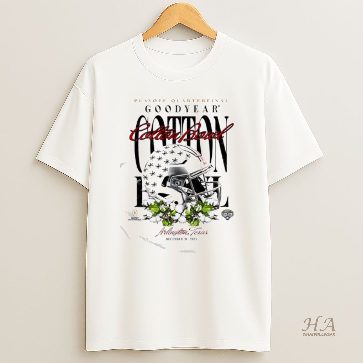 Official Ohio State Buckeyes Playoff Quaterfinal Good Year Cotton Bowl T Shirt
