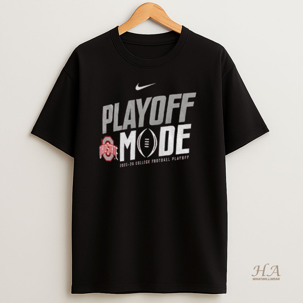 Official Ohio State Buckeyes Football X Nike Playoff Mode 2025 2026 College Football Playoff T Shirt