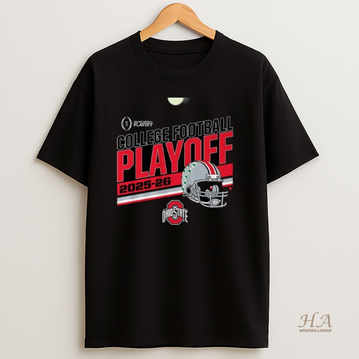 Official Ohio State Football 2025 26 Cfp Stripe Shirt