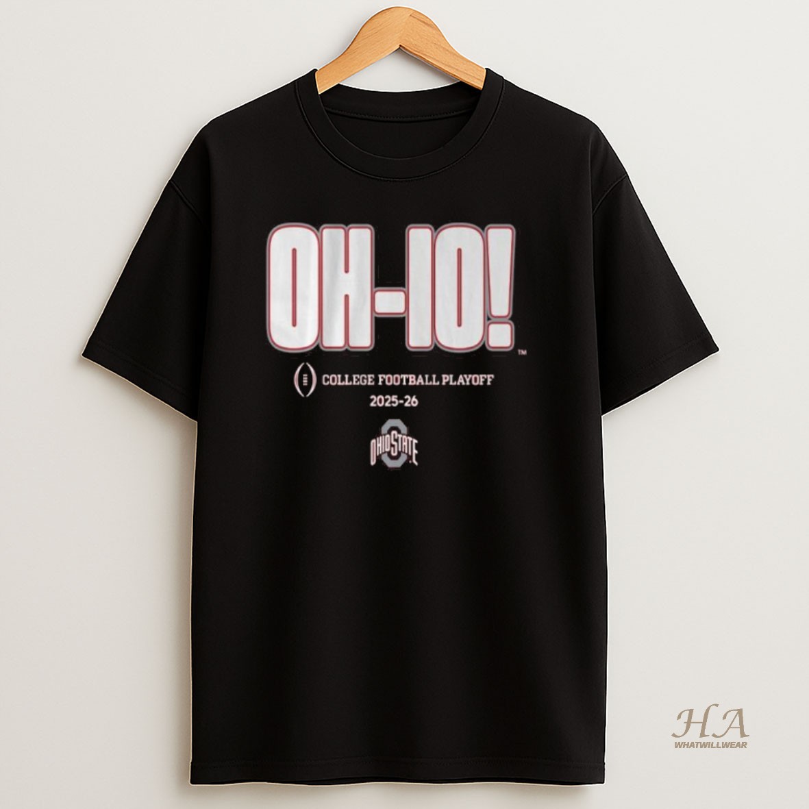 Official Ohio State Football Oh Io Cfp Team Slogan 2025 2026 Long Sleve Shirt