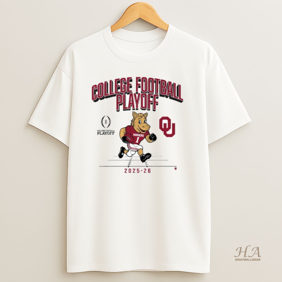 Official Oklahoma Football 2025 26 Cfp Mascot Shirt