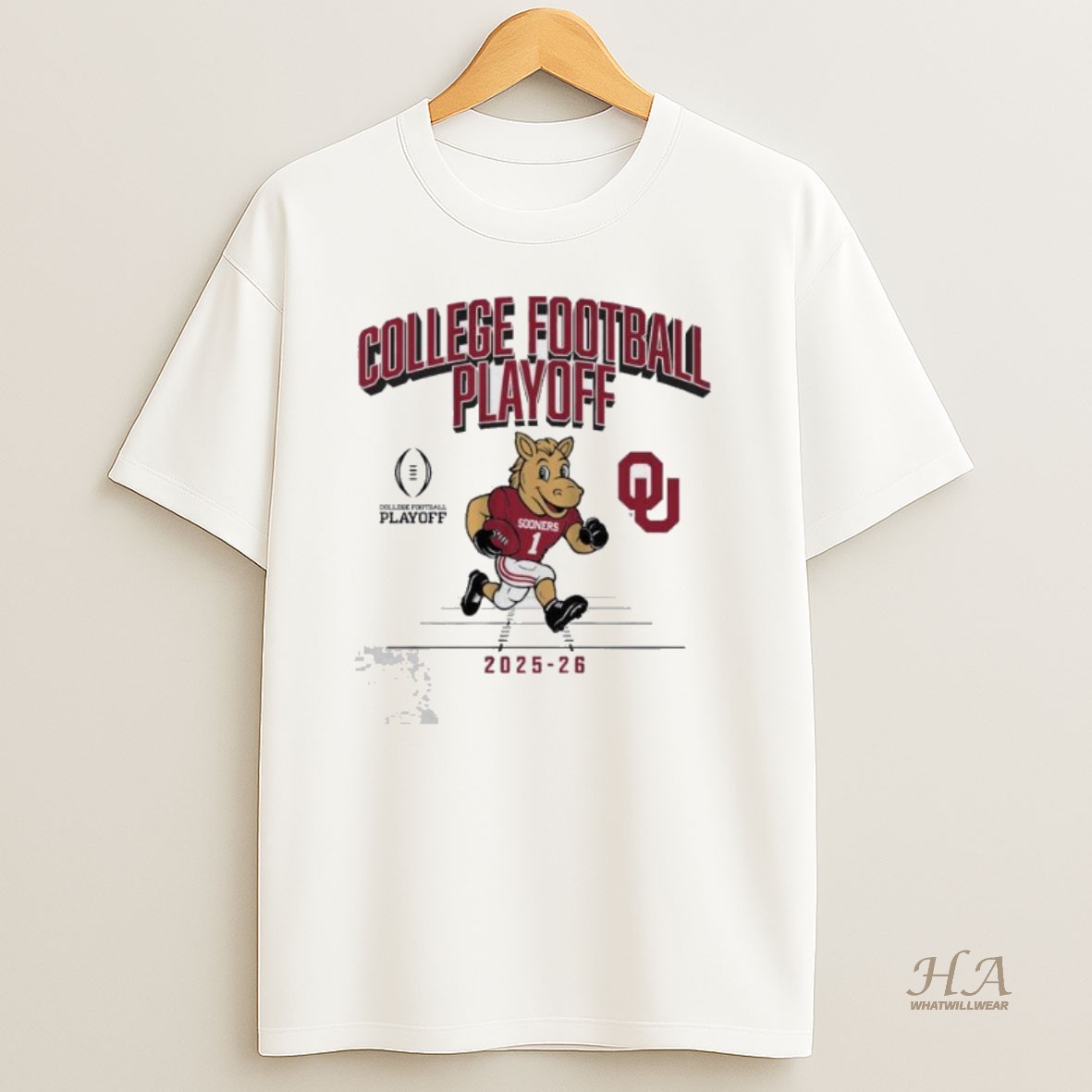 Official Oklahoma Football Cfp Mascot 2025 2026 Shirt