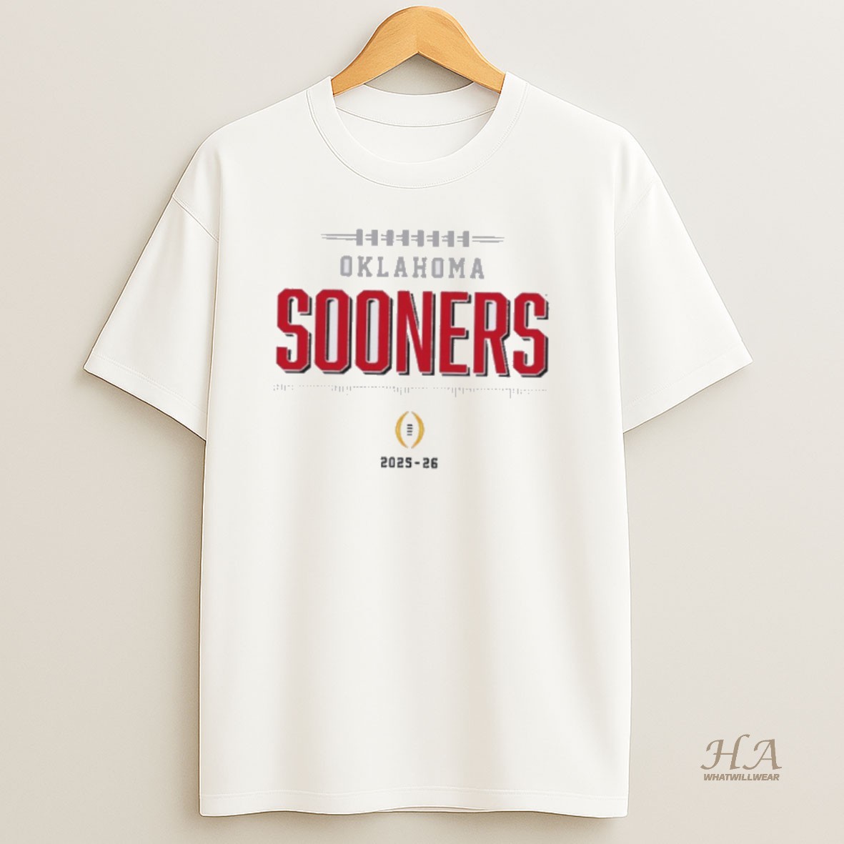 Official Oklahoma Sooners 2025 2026 College Football Playoff Playoff Bound Ruler Shirt
