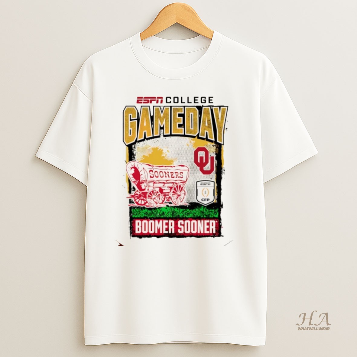 Official Oklahoma Sooners 2025 26 College Football Playoff Gameday Boomer Sooner Mascot Christmas Shirt