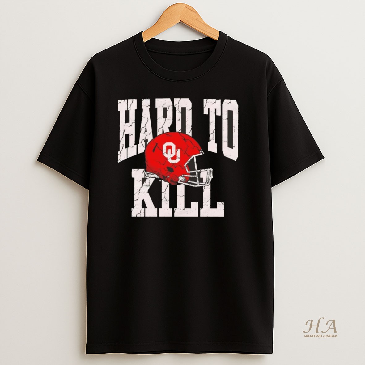 Official Oklahoma Sooners Helmet Hard To Kill Chriast Shirt