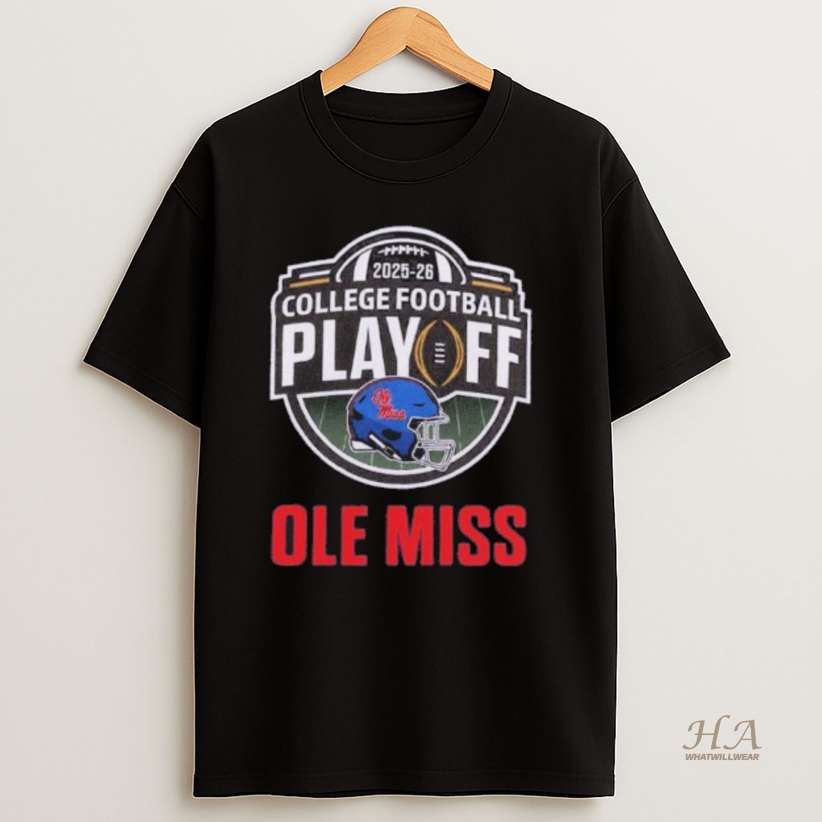 Official Ole Miss College Football Playoff Neoprene T Shirt