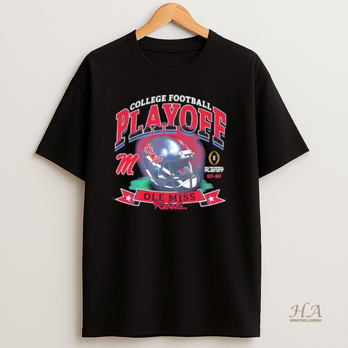Official Ole Miss Rebels 2025 26 College Football Playoff Participant Shirt