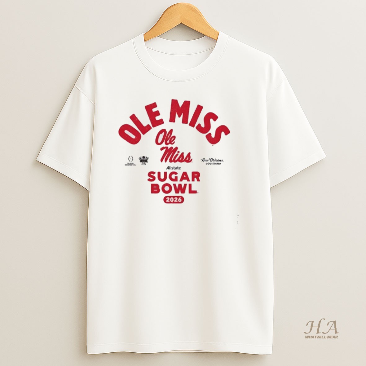 Official Ole Miss Rebels 2026 Allstate Sugar Bowl T Shirt