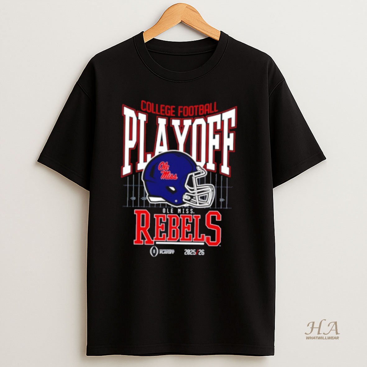 Official Ole Miss Rebels College Football Playoff 2025 26 Playoff Bound T Shirt