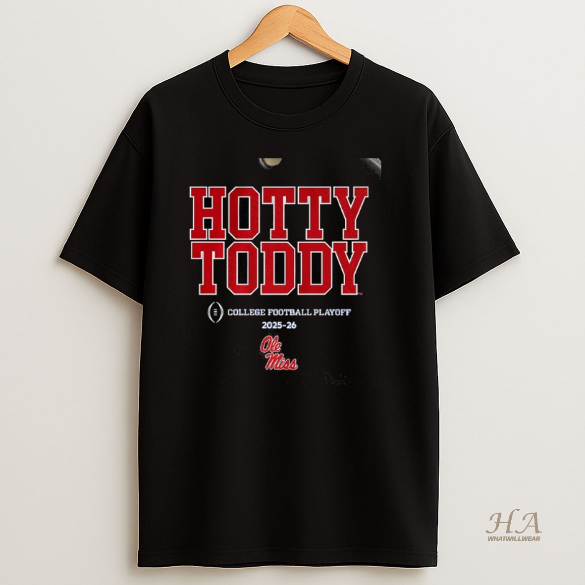 Official Ole Miss Rebels Ncaa College Football Playoff Team 2025 2026 Hotty Toddy Slogan T Shirt