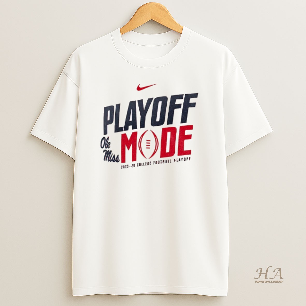 Official Ole Miss Rebels Football X Nike Playoff Mode 2025 2026 College Football Playoff T Shirt