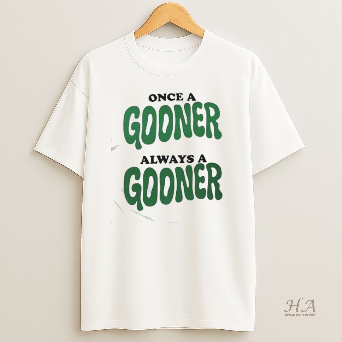 Official Once A Gooner Always A Gooner Graphic Shirt