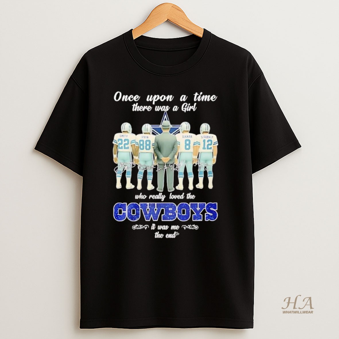 Official Once Upon A Time There Was A Girl Really Loved Dallas Cowboys Shirt