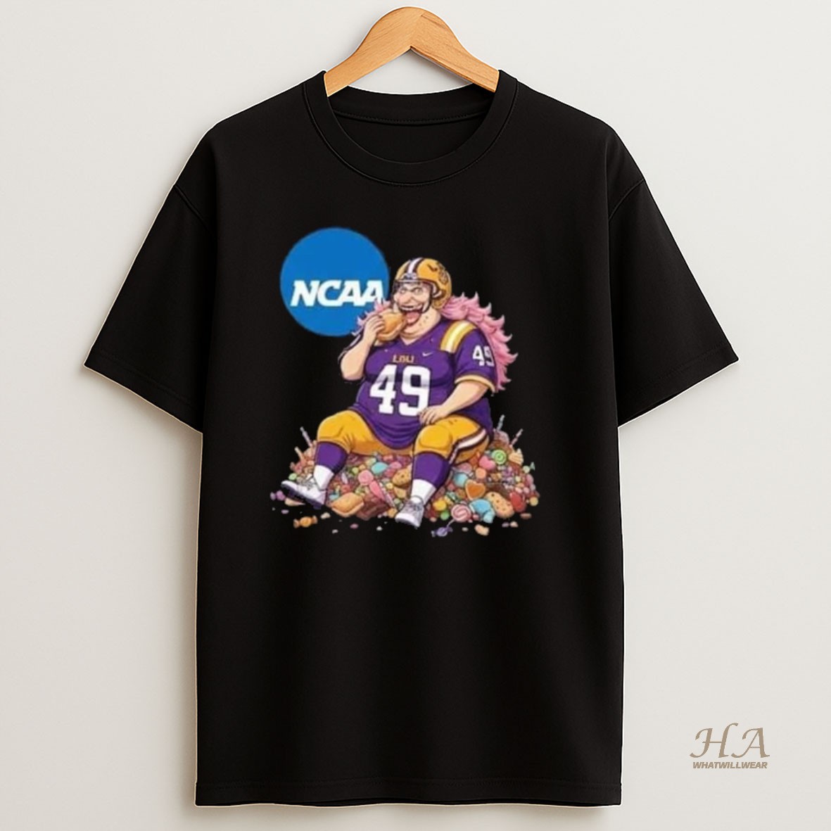 Official One Piece X Lsu Tigers Big Mom Ncaa College Football Playoff Bowl Season 2025 26 Long Sleve Shirt