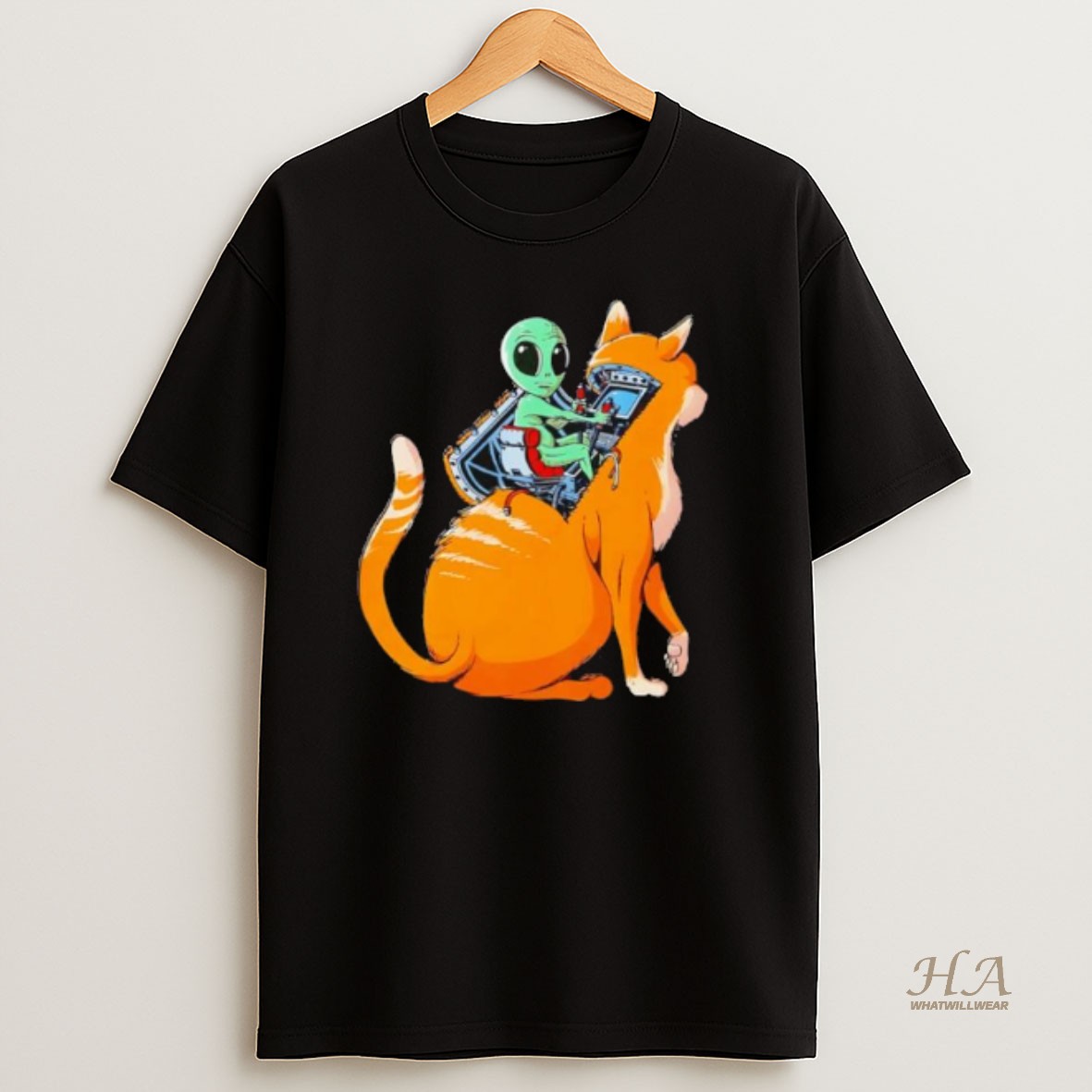 Official Orange Cat Alien Classic T Shirt