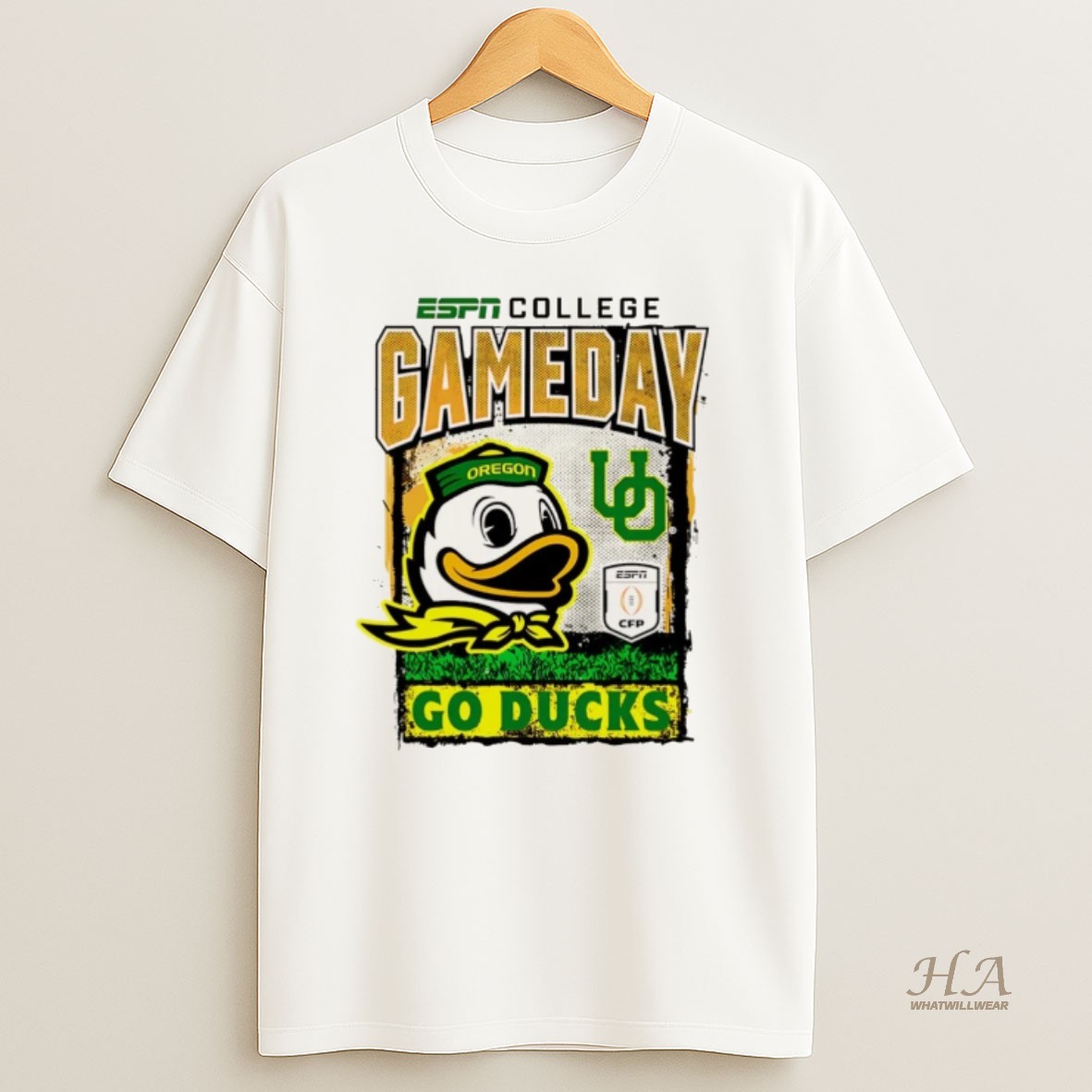 Official Oregon Ducks 2025 26 College Football Playoff Gameday Go Ducks Mascot Christmas Shirt