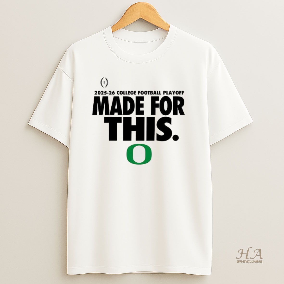 Official Oregon Ducks 2025 26 College Football Playoff Made For This T Shirt