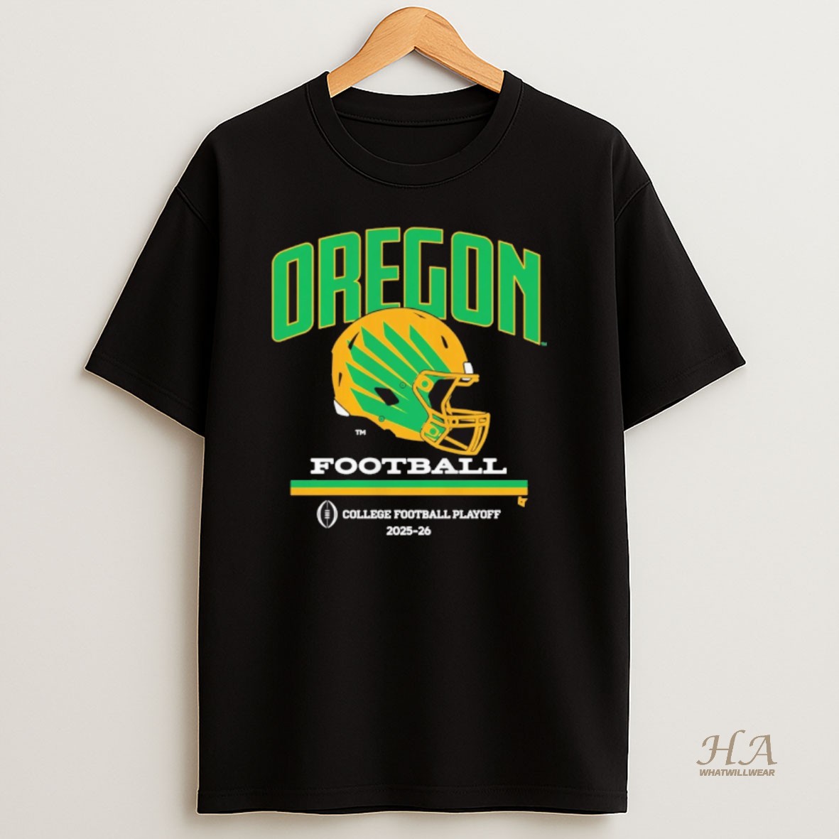 Official Oregon Ducks Football 2025 26 Cfp Football Helmet T Shirt