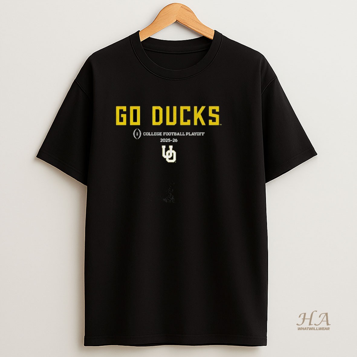 Official Oregon Ducks Ncaa College Football Playoff Team 2025 2026 Go Ducks Slogan T Shirt