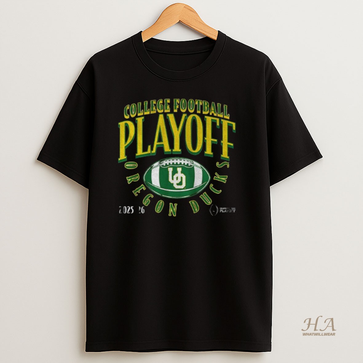 Official Oregon Ducks Football 2025 2026 Cfp Curve Slogan College Football Playoff Shirt