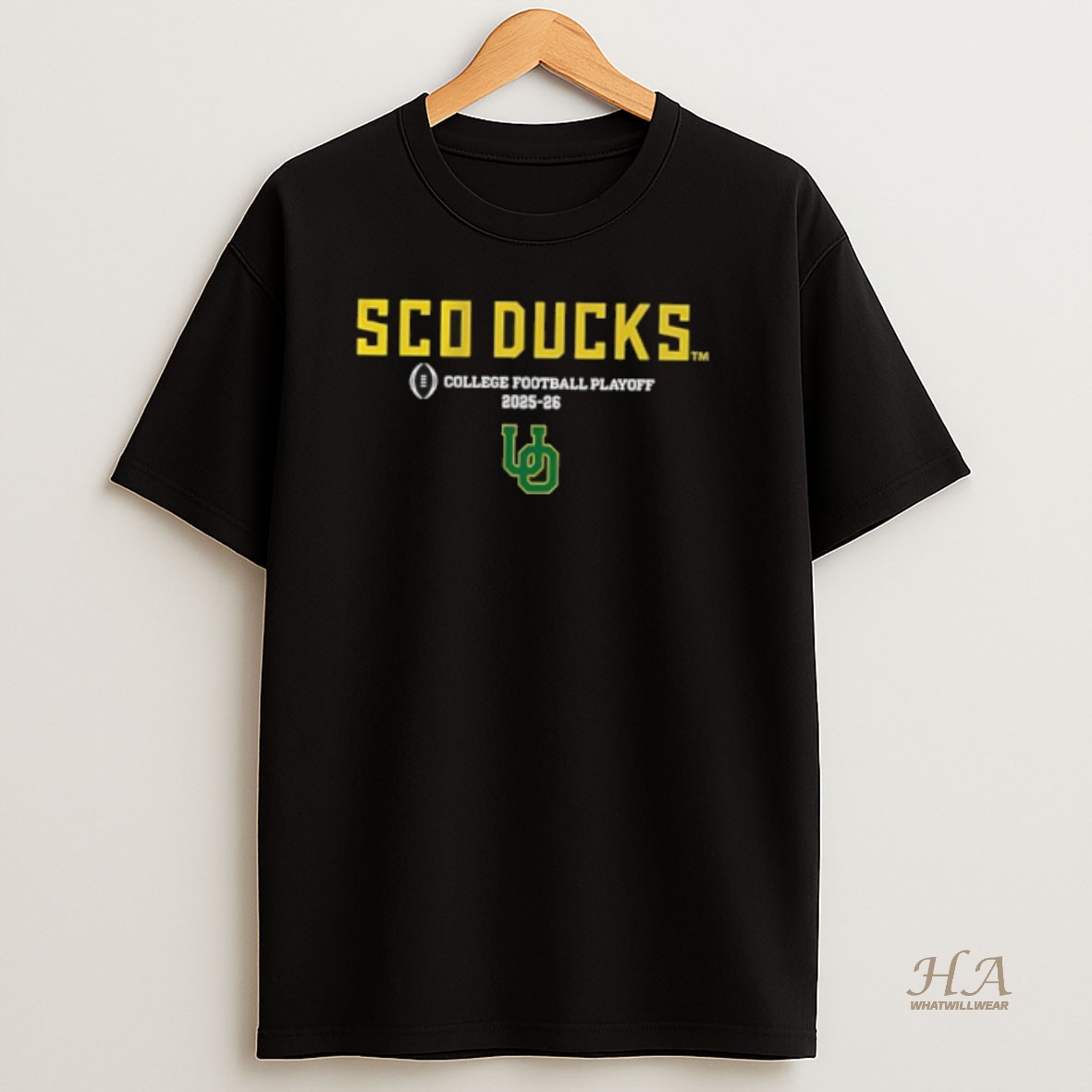 Official Oregon Ducks Football 2025 Cfp Sco Ducks T Shirt