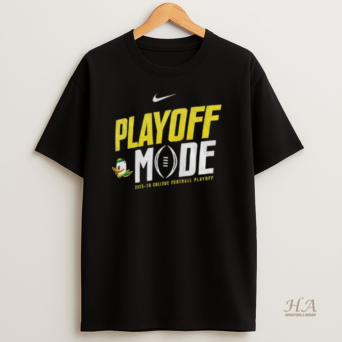 Official Oregon Ducks Football Playoff Mode 2025 2026 College Football Playoff T Shirt