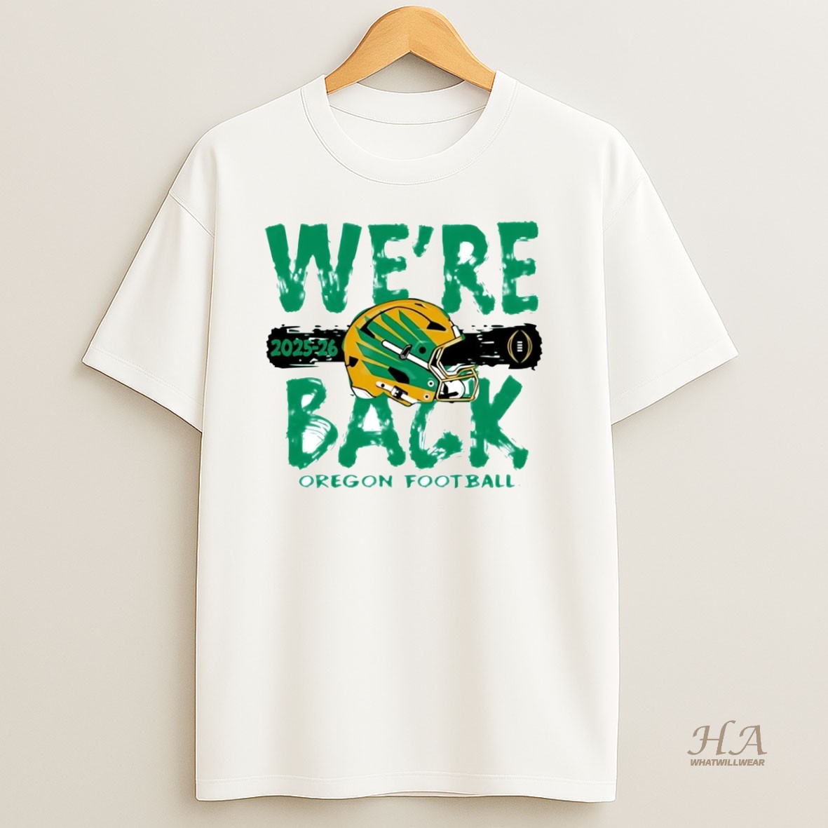 Official Oregon Ducks Were Back Oregon Football College Football Playoff 2025 Shirt