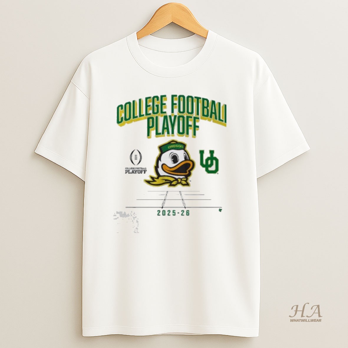 Official Oregon Football Cfp Mascot 2025 2026 Shirt