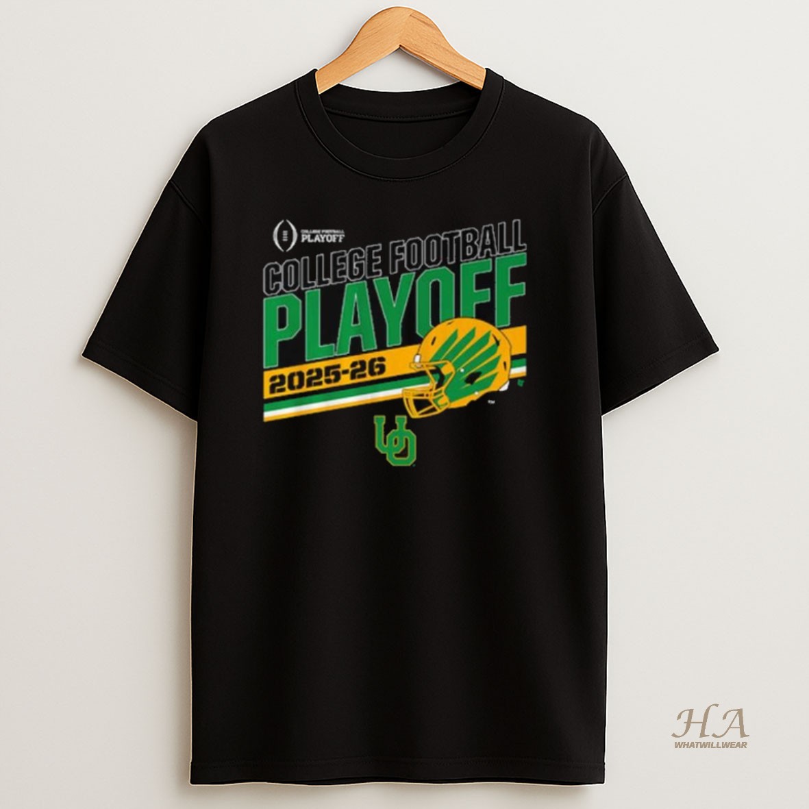Official Oregon Football Cfp Stripe 2025 2026 Long Sleve Shirt