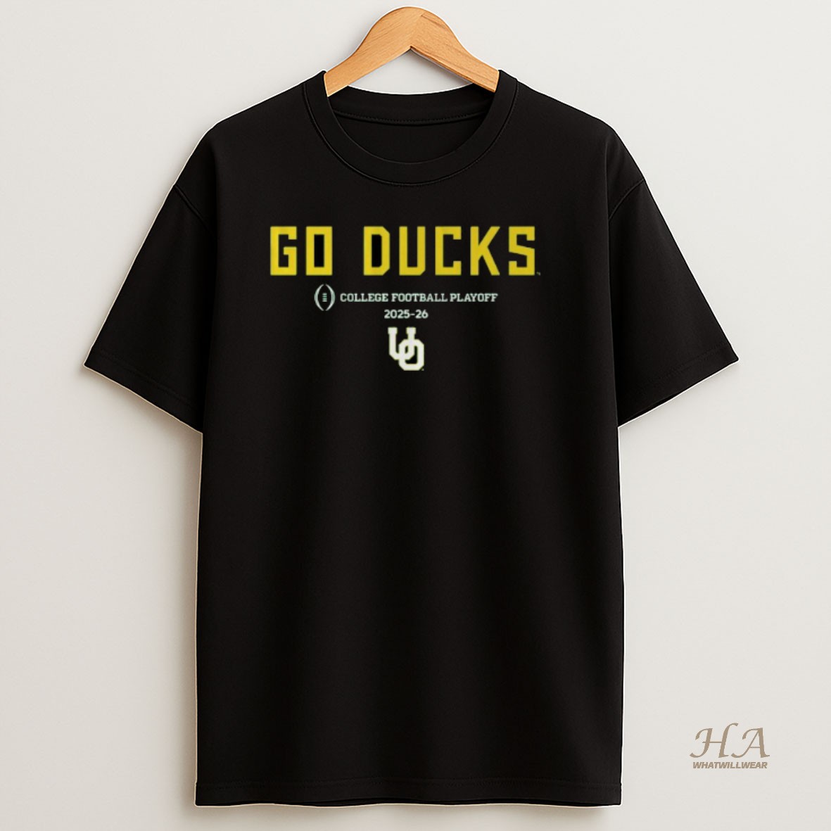 Official Oregon Football Go Ducks 2025 26 Cfp Team Slogan Shirt