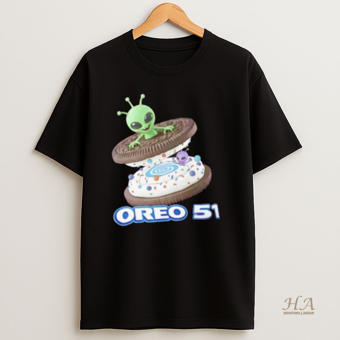 Official Oreo 51 Alien Cookie Area 51 And Ufo Fan T Shirt