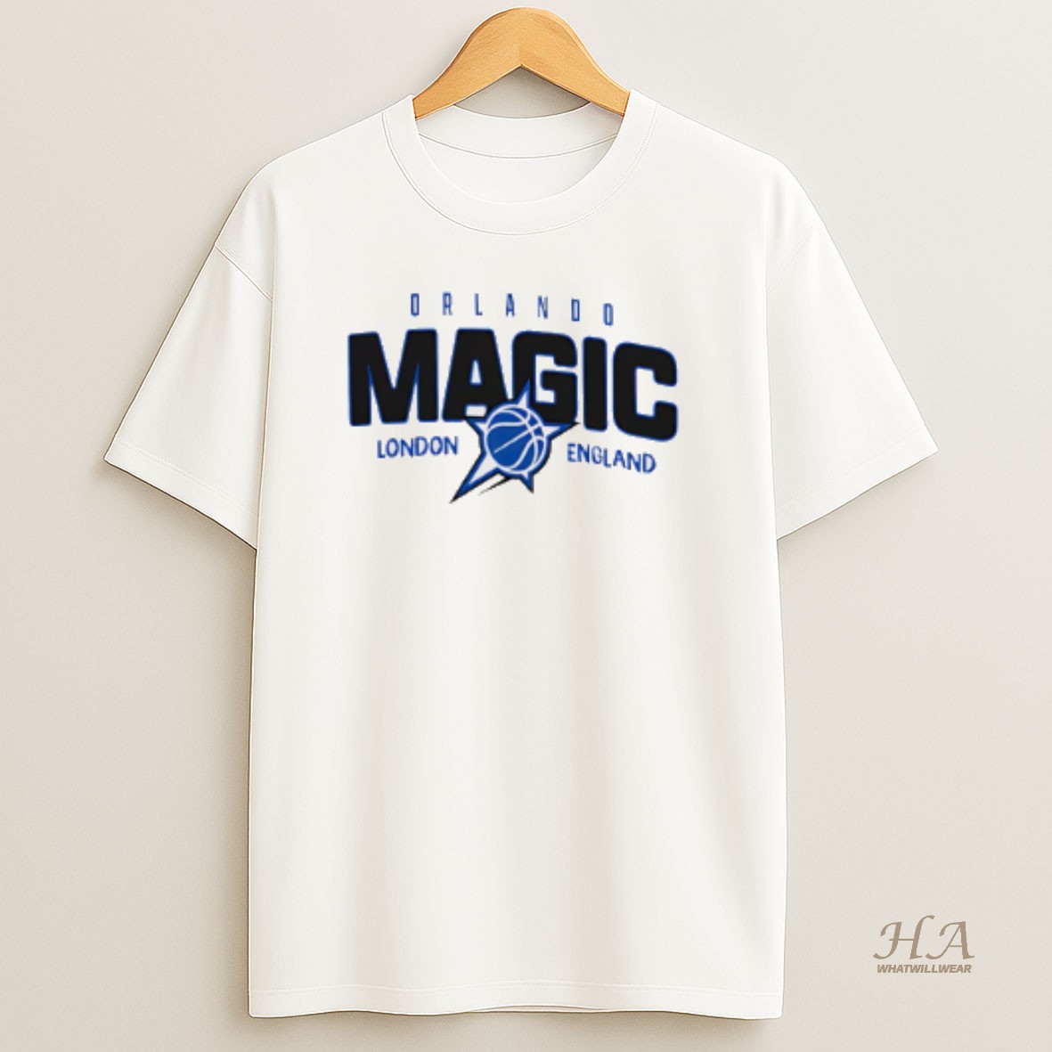 Official Orlando Magic 2026 London Games Logo T Shirt