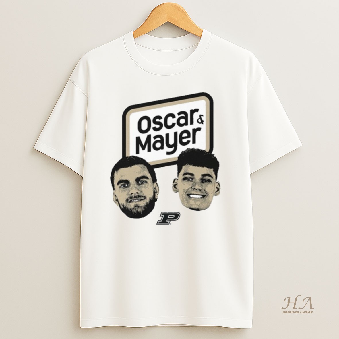 Official Oscar Cluff And Omer Mayer Purdue Boilermakers Heads Faces T Shirt