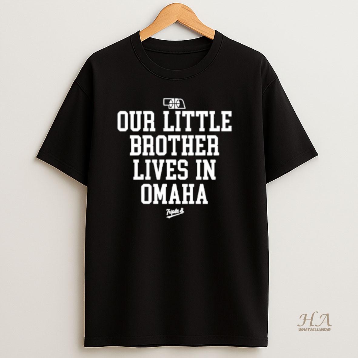 Official Our Little Brother Lives In Omaha State Graphic T Shirt