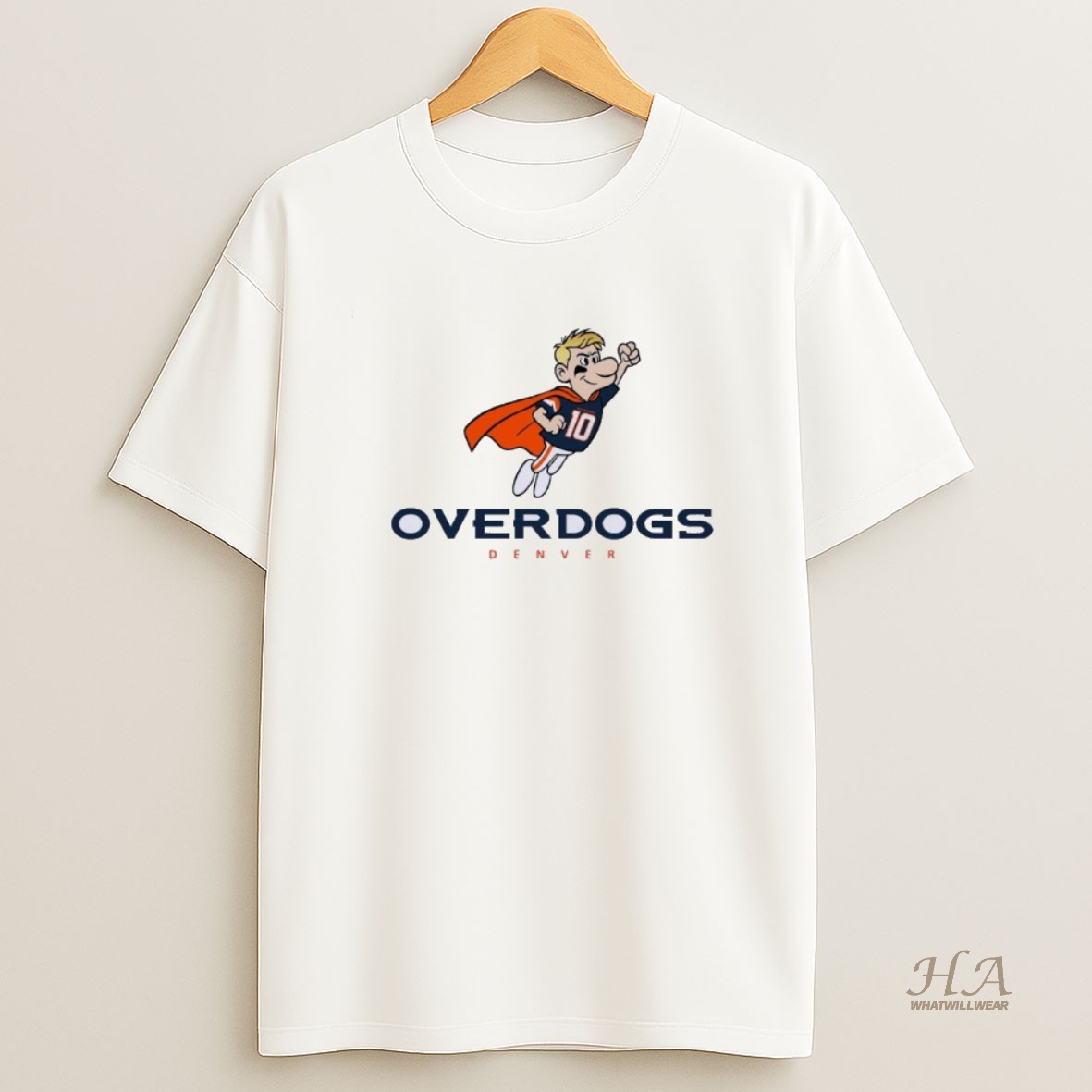 Official Overdogs Denver Broncos Bo Nix T Shirt