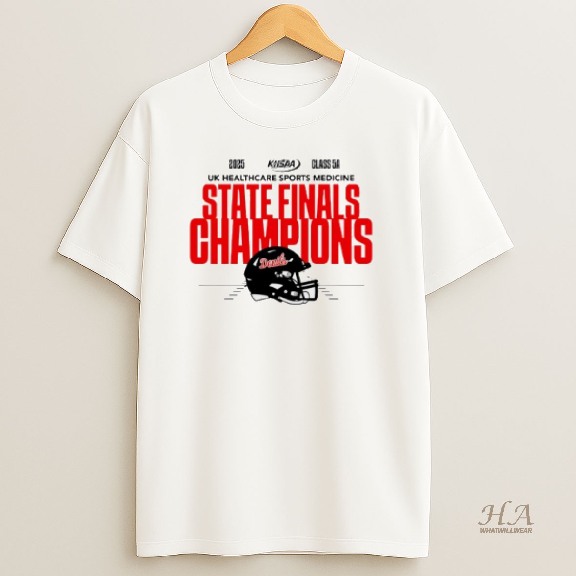 Official Owensboro Devils 2025 Khsaa Football 5a State Finals Champions Shirt