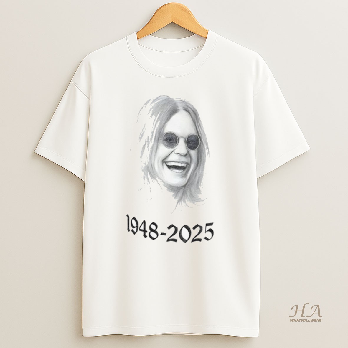 Official Ozzy Osbourne Rock And Roll Rip 1948 2025 Shirt