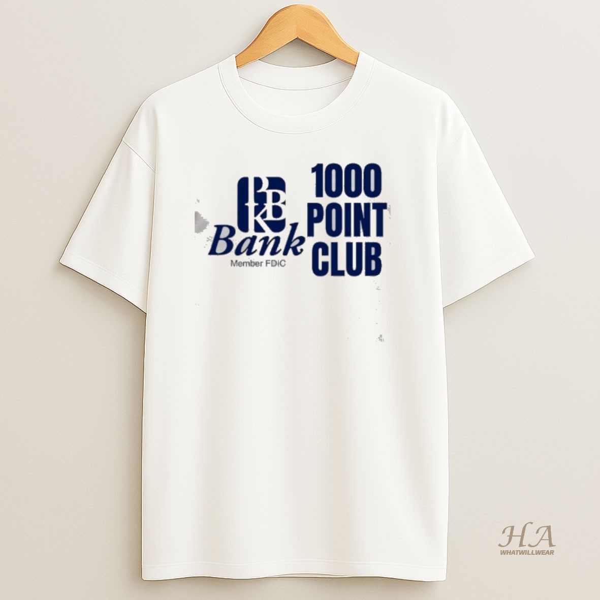 Official Pbk Bank 1000 Point Club Logo T Shirt