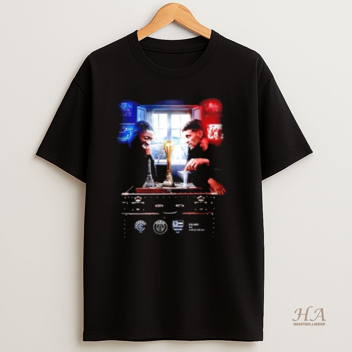 Official Psg 2025 Intercontinental Cup Champions Psg And Flamengo T Shirt