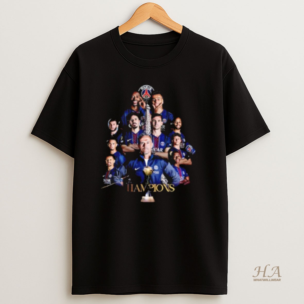 Official Psg 2025 Intercontinental Cup Champions Graphic T Shirt
