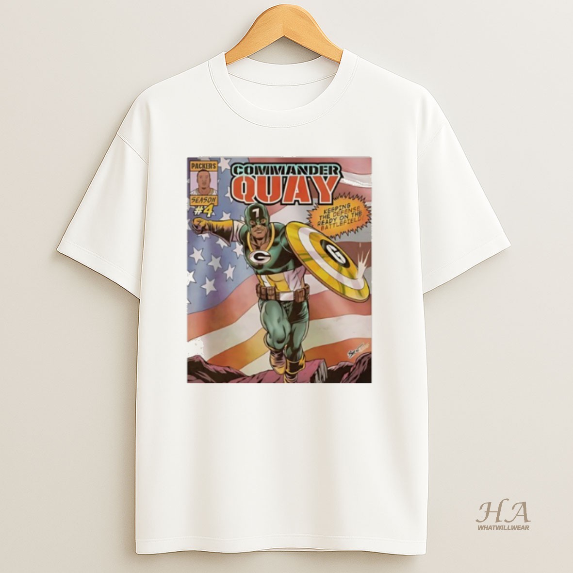 Official Packers Commander Quay Walker Shirt