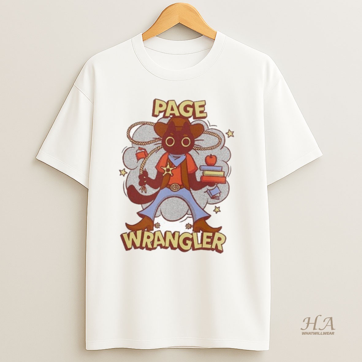 Official Page Wrangler Cowboy T Shirt