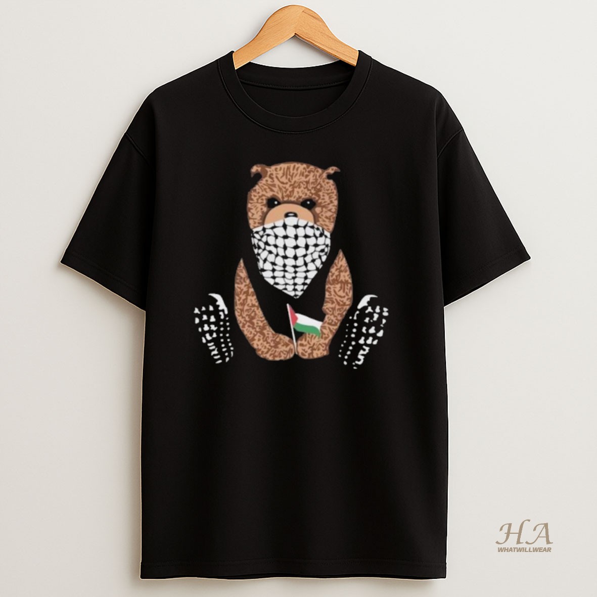 Official Pali Bear Palestine Long Sleve Shirt